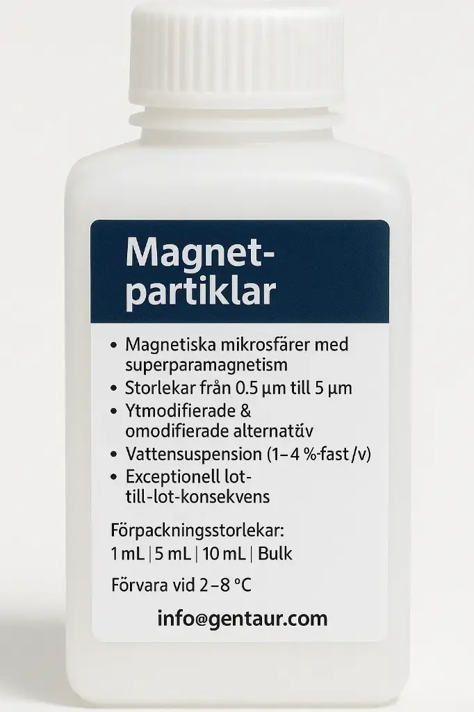 Fluorescent Amino Magnetic Particles, Nile Red, 1%w/v, 4.0-4.9µm, 2mL