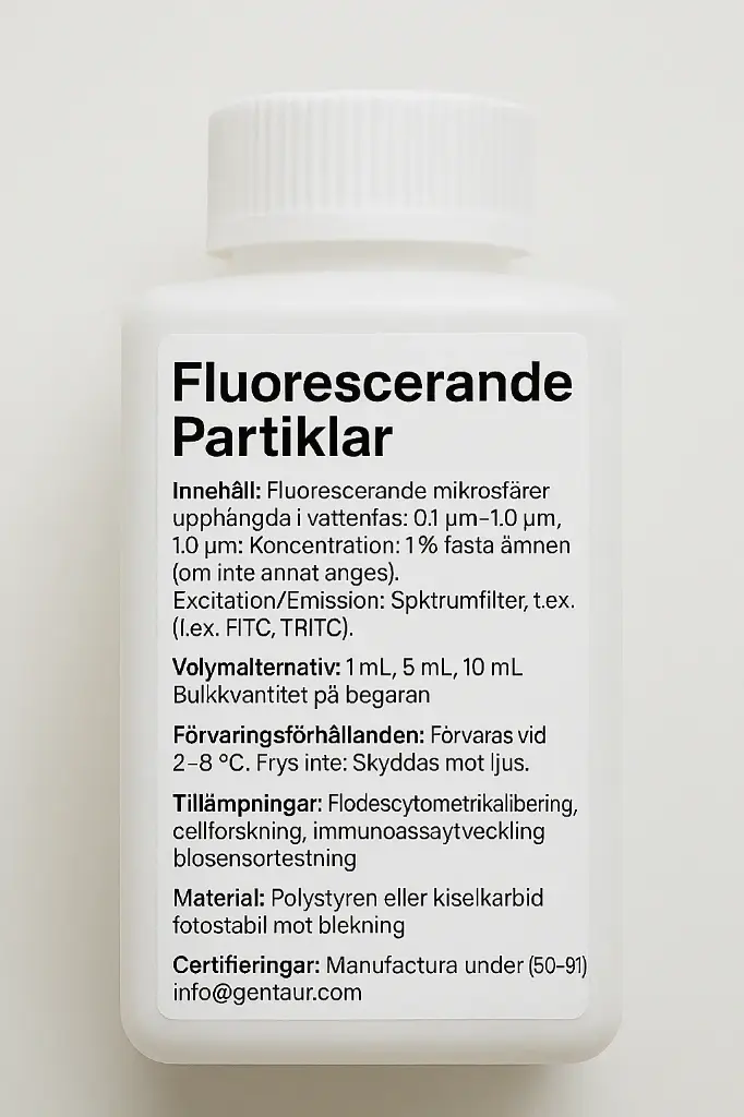 Avidin Fluorescent Particles, Yellow, 0.1%w/v, 0.7-0.9µm, 5mL